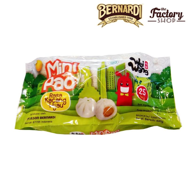 

Wei Wang Minipao Kacang Hijau 25Pcs