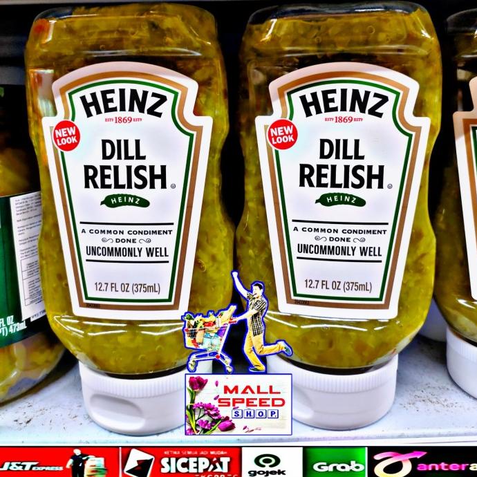 

=====] Heinz dill pickle pickled relish sweet gherkins acar timun dills 375ml