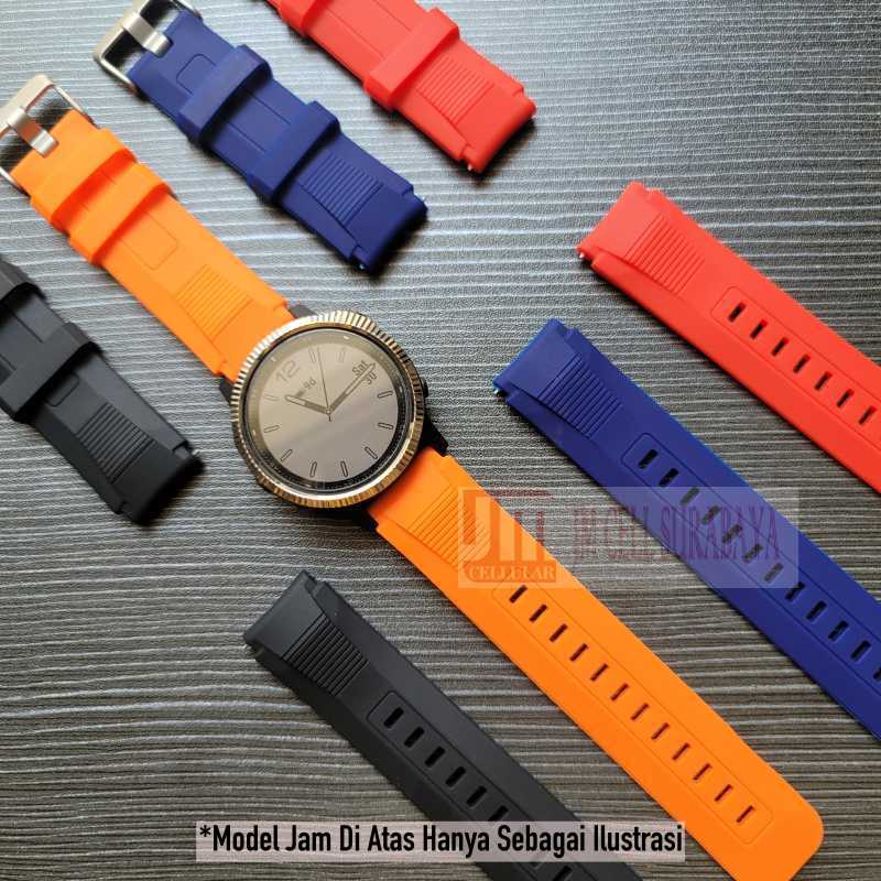 SIKAI Wide Watch Strap Garmin Vivomove HR Premium Sport 43mm - Tali Jam 20mm Rubber Sporty Silikon