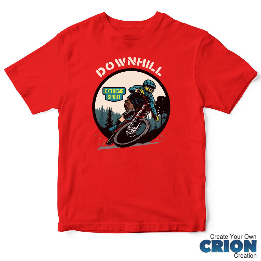 Kaos Inspirasi Pecinta Sepeda - Downhill Bike - By Crion