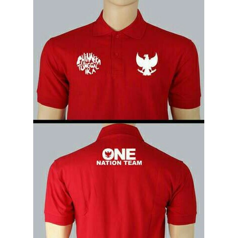 Unik BIG SIZE 3XL 7XL POLO SHIRT BAJU KAOS KERAH BHINEKA TUNGGAL IKA GARUDA Diskon