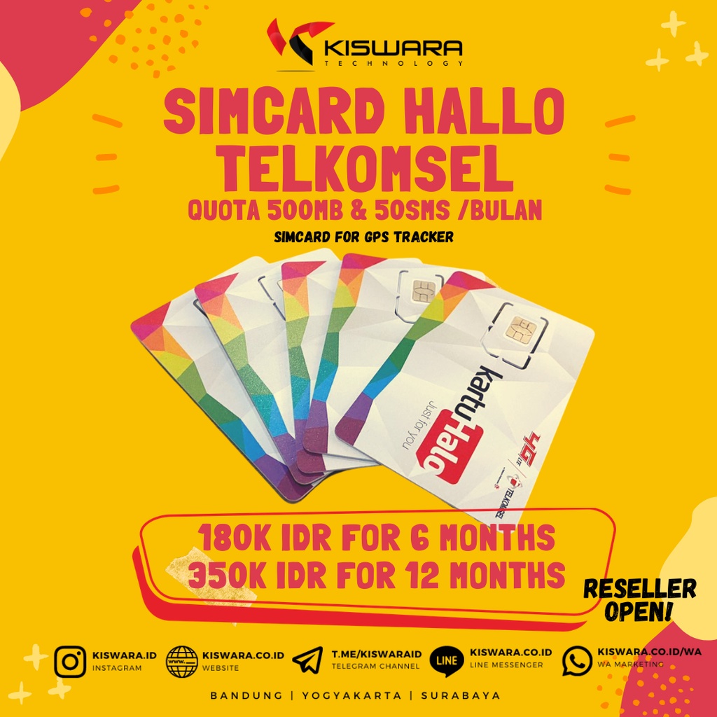 Simcard Hallo Telkomsel Quota 500MB