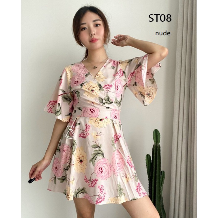 ST08 - SETELAN CASUAL WANITA BASIC  KIMONO KATUN RAYON