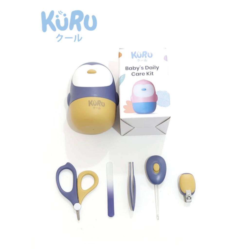 Kuru Baby Nail Care Manicure Set 5in1 Perawatan Gunting Kuku Bayi