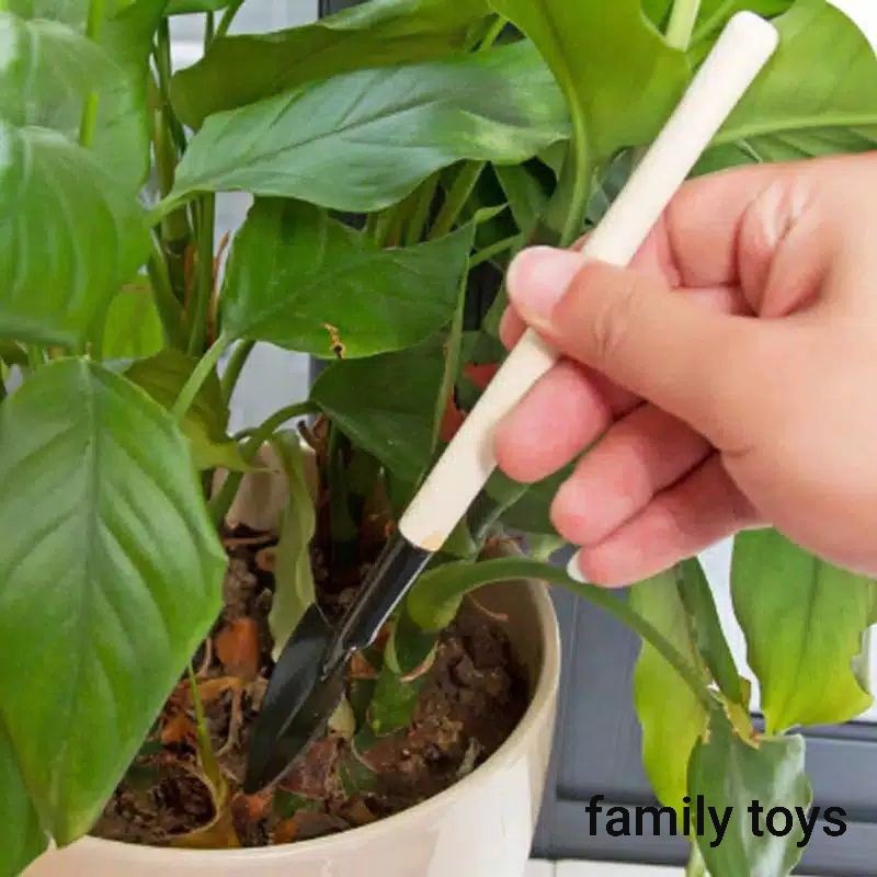 family games Sekop garukan cangkul set mini 3in1 alat berkebun tanam garden tools