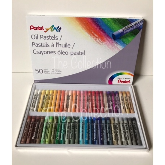 

(TERLARIS) ATK0317PT isi 50 PENTEL PHN 50 Oil Pastel Art 49 warna crayones art