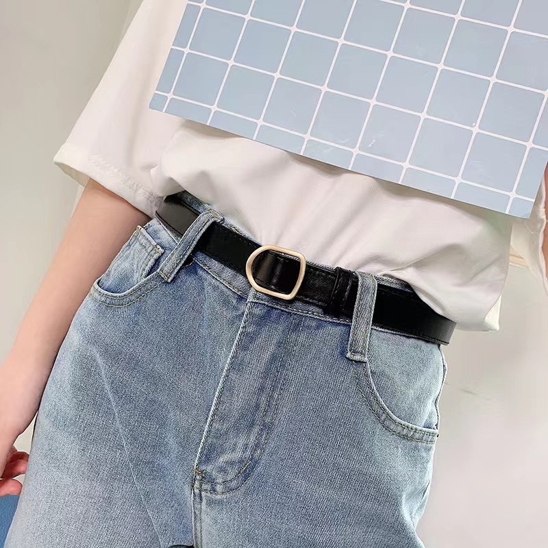 Gesper Wanita Tali Pinggang Bahan PU Untuk Wanita / Ikat Pinggang Wanita Belt Retro Fashion