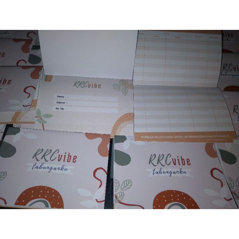 

Buku Tabungan Aesthetic Custom / Buku Tabungan Koperasi