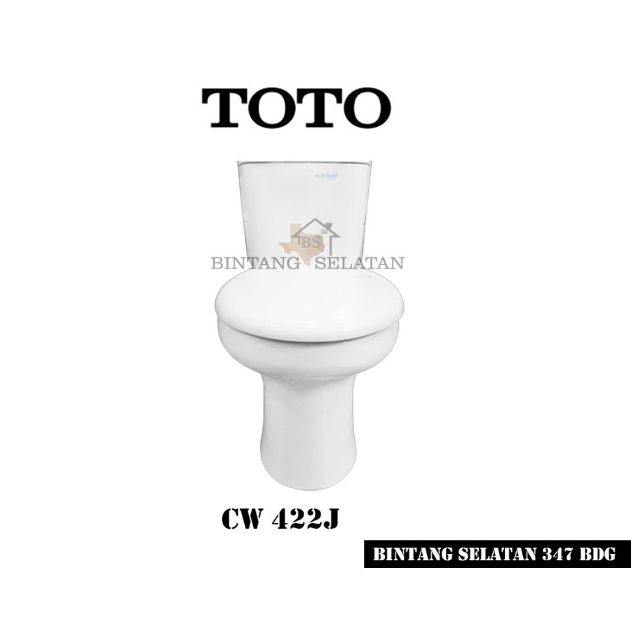 PROMO CLOSET DUDUK TOTO CW 422 J  CLOSED DUDUK TOTO CW422J DULA FLUSH