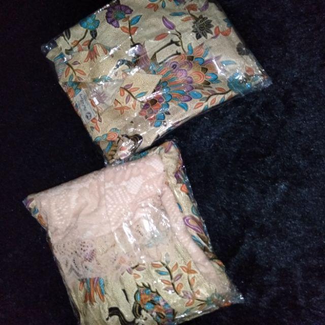 Couple Cindrawasih Maxi Gamis Premium Sogan Sarimbit Gamis Batik Klok Muslim Pesta