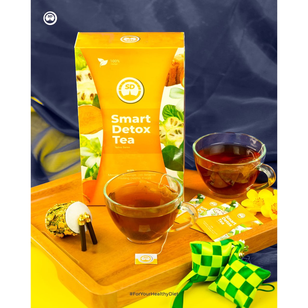 PROMO Smart Detox Tea - Teh Herbal Pelangsing Badan Diet Terbaik-1