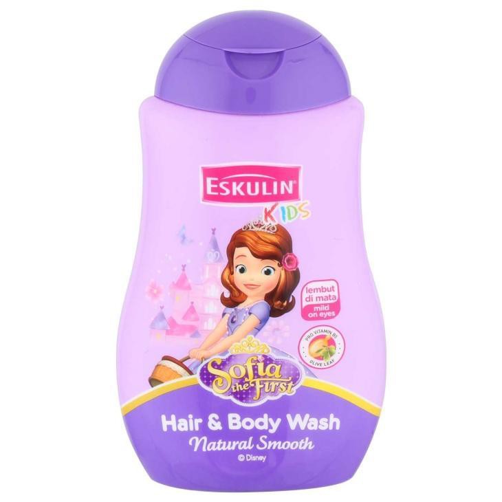 SABUN ESKULIN KIDS HAIR &amp; BODY NATURAL SMOOTH 280ML