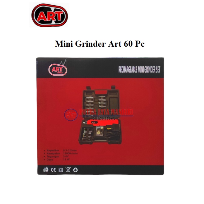 Art Mini Grinder 60 Pc / Mini Bor 60 Pc  / Mini Grindr Set 60 Pc Rechargeable / Mesin Gerinda Bor Tuner Listrik Set 60 Pc / Mini Die Grinder Set Tuner Mesin Tuner Set