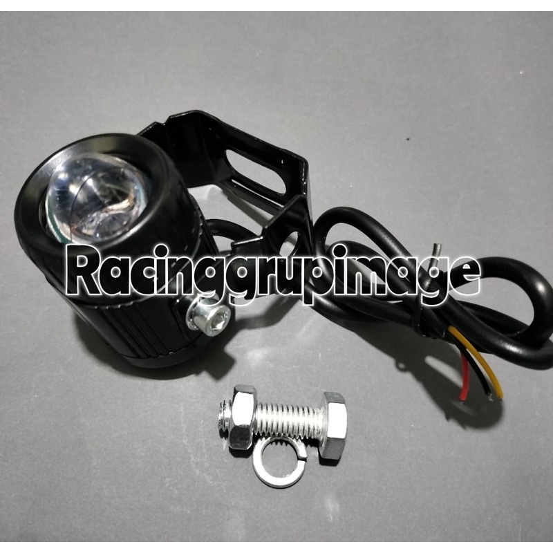 Original protaper Lampu tembak laser Led mini 2 warna high low putih kuning waterproof