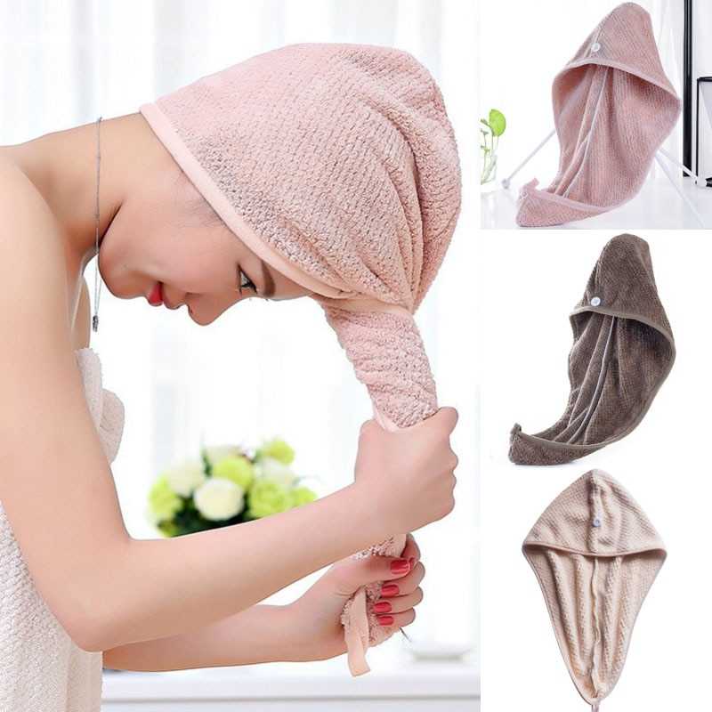 Faroot Handuk Pengering Rambut Kepala Hair Wrap Drying Towel - FO60