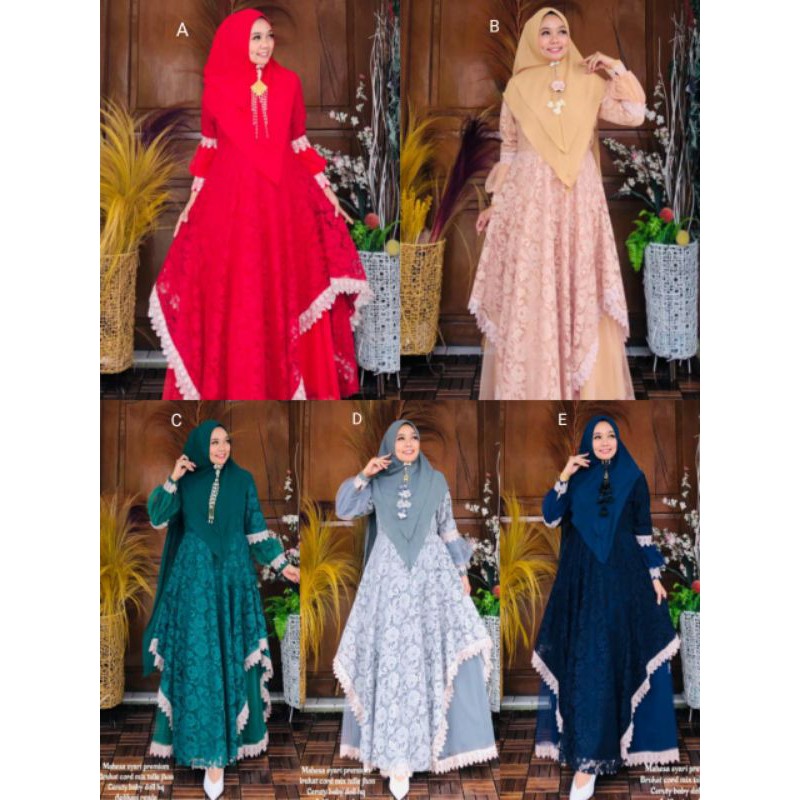 MAHESA PREMIUM BY OHC GAMIS SYARI PREMIUM GAMIS PESTA GAMIS BRUKAT ORIGINAL