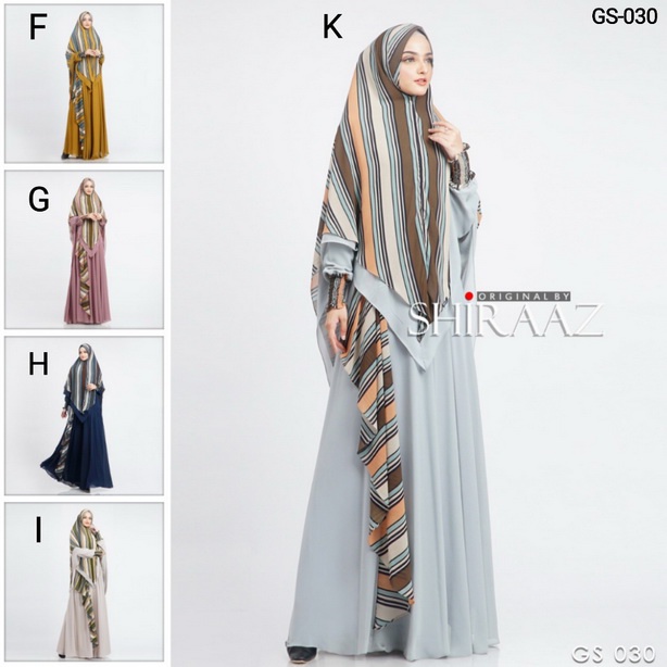 gs-030 BY SHIRAAZ (Gamis muslim, dress muslim, gamis murah, baju lebaran pesta)