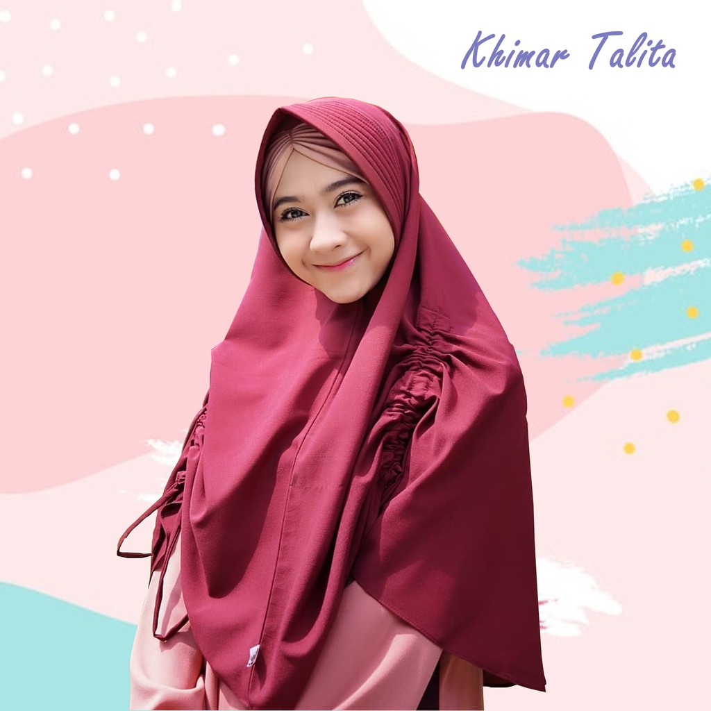 JILBAB TALITA JUMBO SERUT KANAN KIRI / JILBAB INSTAN