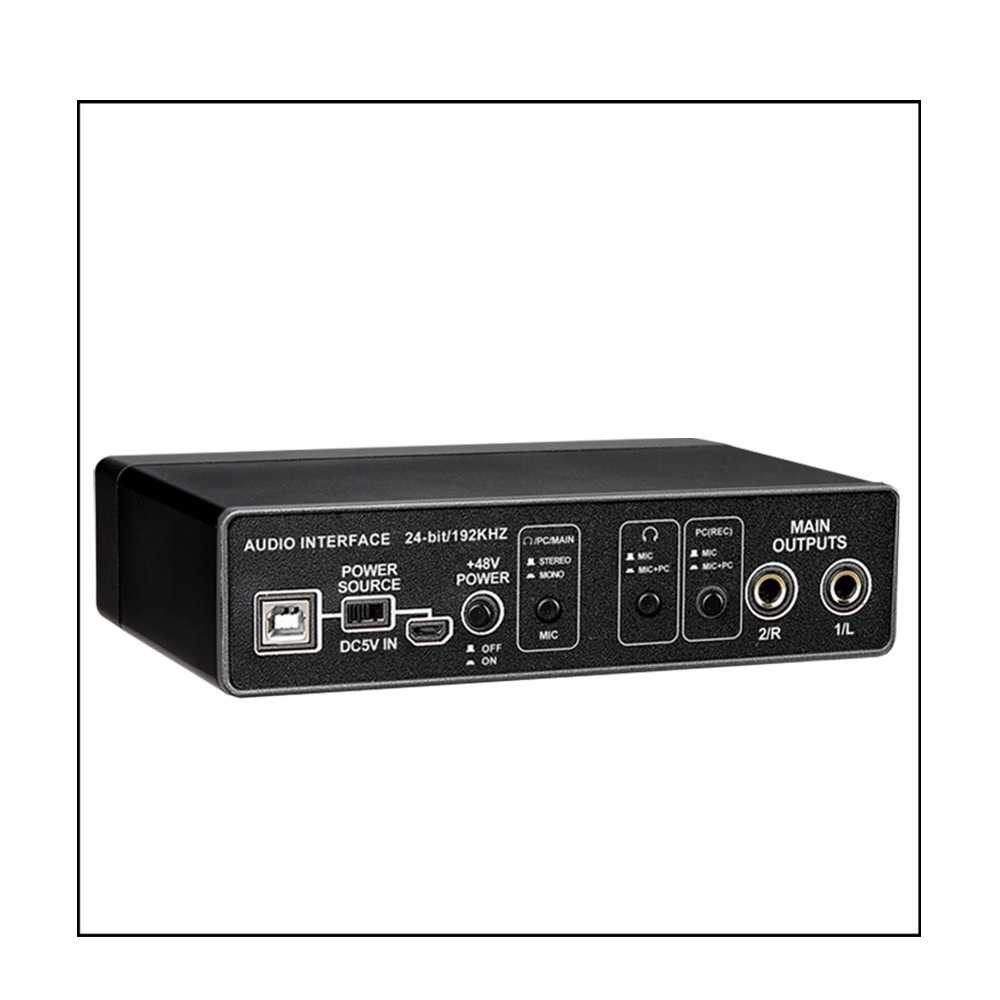 IDN TECH - Teyun Microphone Hi-Fi Sound Card Amplifier USB Live Broadcast - Q-22