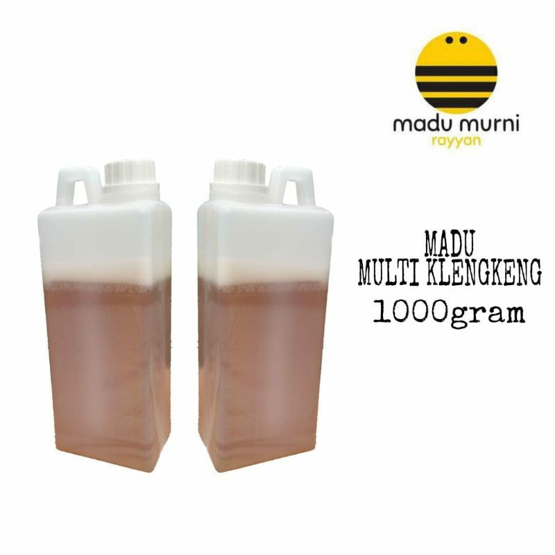 madu kelengkeng 1kg/Madu Asli/Madu Original/Raw Honey.