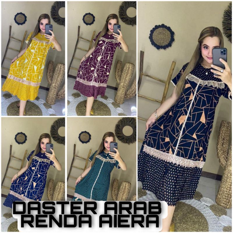 DASTER ARAB RENDA AIERA IMPORT / DASTER RENDA ARAB MURAH / DASTER BUSUI / DASTER RAYON