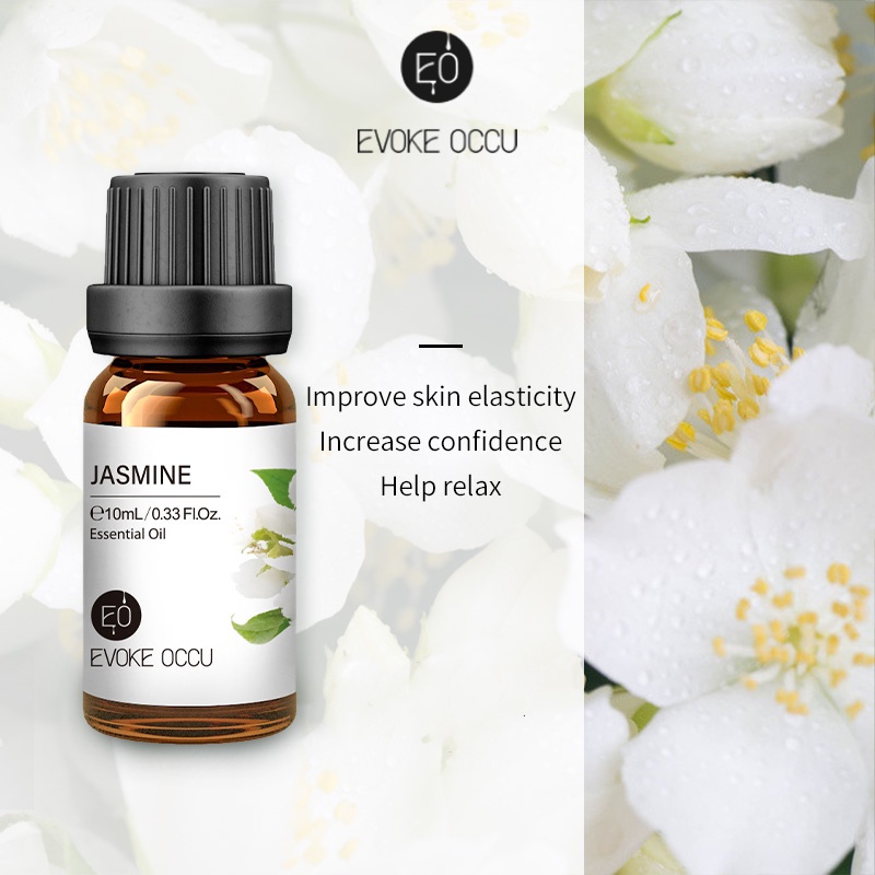 Evoke Occu - Jasmine 10ml Essential Oil Minyak Aroma Terapi Diffuser Humidifier Natural Relax Fresh Candle Soap Bath Aromatherapy