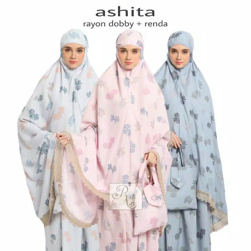Mukena Jumbo RHAYANH Murah Rayon Dobby Premium