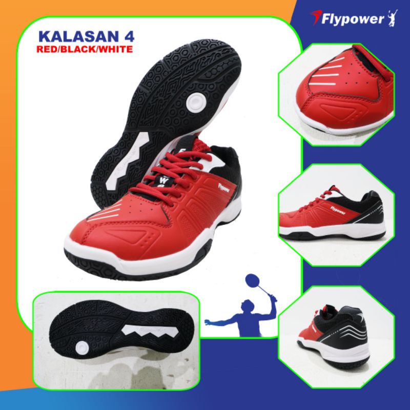SEPATU BADMINTON FLYPOWER KALASAN 4 NEW ITEM ORI
