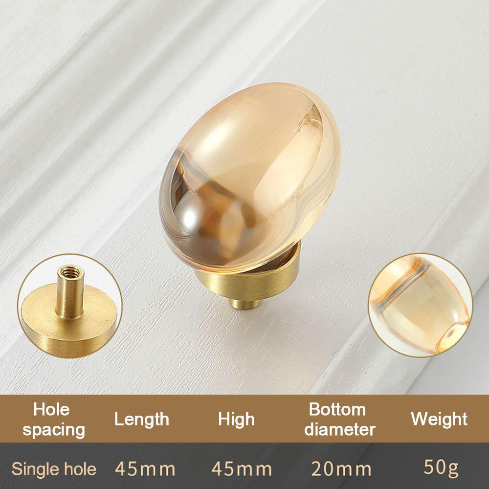 Suyo Gagang Tarik Bentuk Oval Multifungsi Untuk Furniture