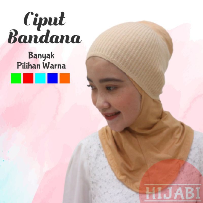 INNER HIJAB BANDANA RAJUT POLOS SALUR PREMIUM