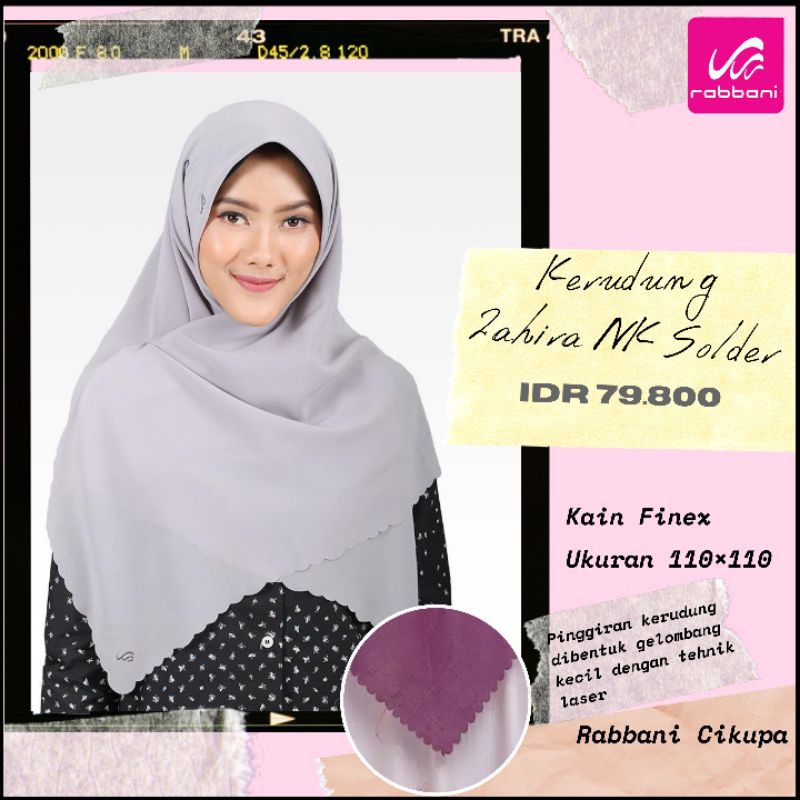 Rabbani - Kerudung Zahira NK Solder S kerudung segi empat