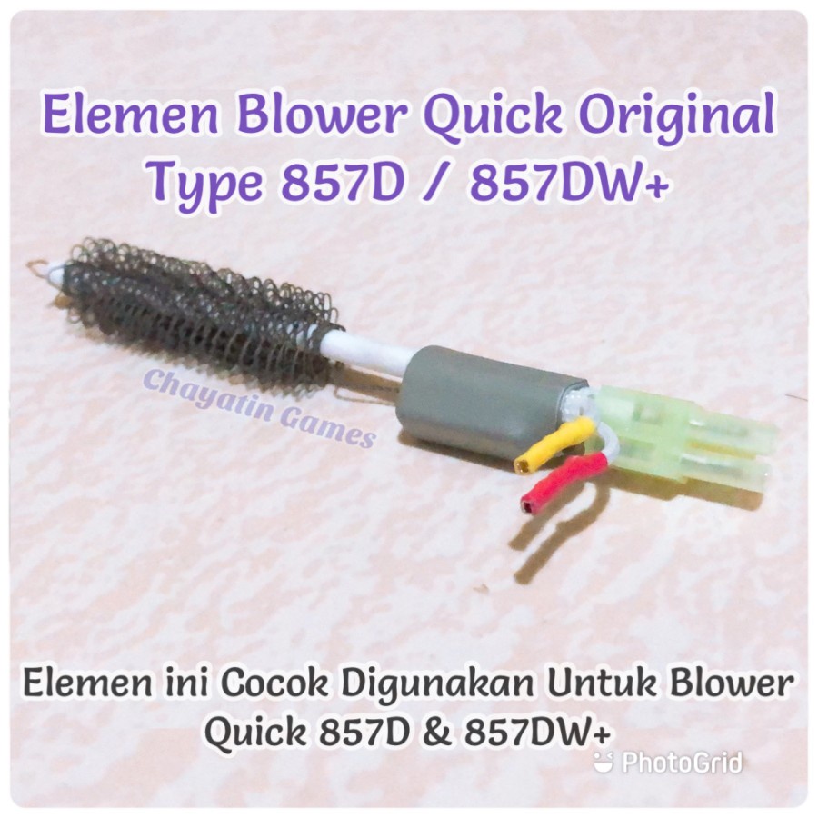 Elemen Blower Original QUICK Type 857D 857DW+ &amp; Blower Digital Lainnya