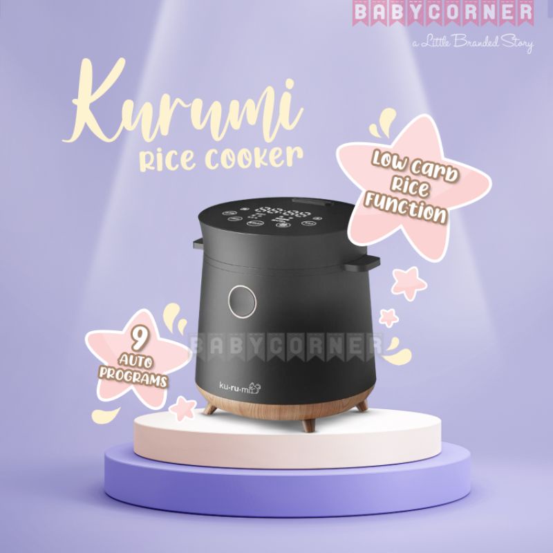 Kurumi Rice Cooker KH200 Multifungsi Low Carbo