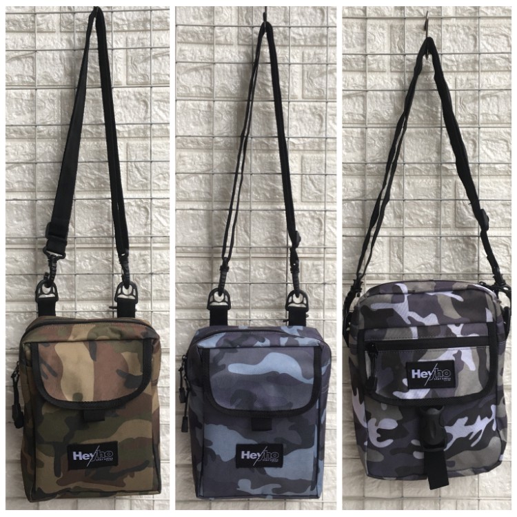 Heyho sling bag tas selempang distro pria dan wanita original lokal brand Jakcloth Store Bogor