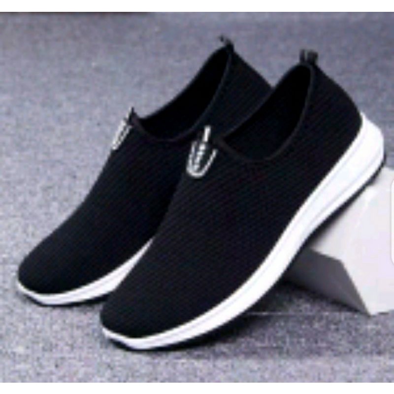 Sepatu Casual Pria Slip On DNKE tanpa tali - sepatu running sekolah kekinian cod