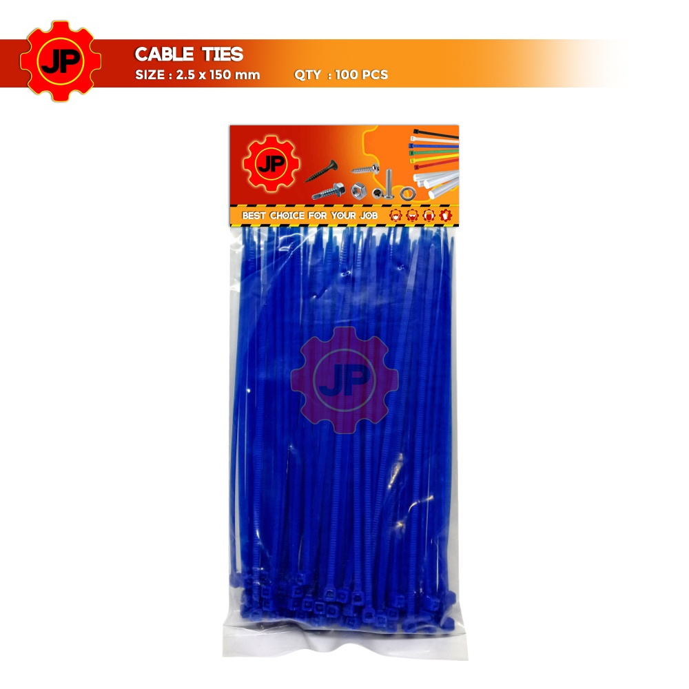 KABEL TIES 2.5 x 150 MM BIRU - PENGIKAT KABEL TIS - CABLE TIE 100 PCS