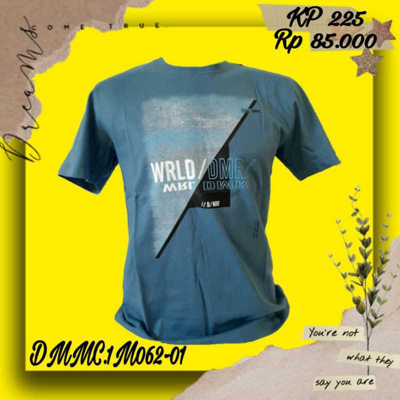 Kaos Atasan Damor / Kaos Cowok Dewasa Damor / Damor DMMC.1M062-01