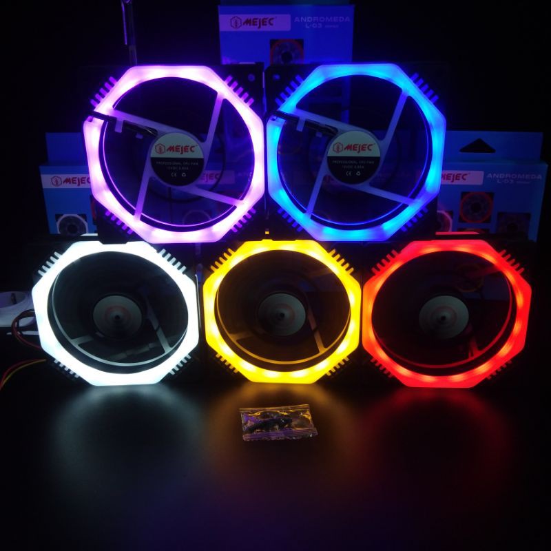 Mejec Fan Casing 12Cm L-03 Andromeda Double Ring Led