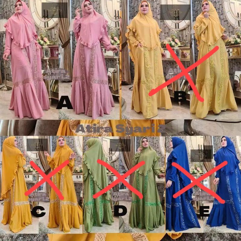 Atira set syari original baenetta