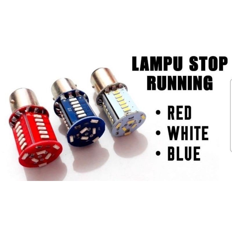 Lampu stop 30 led strobo kedip DC 12 v running universal Stoplamp belakang led universal