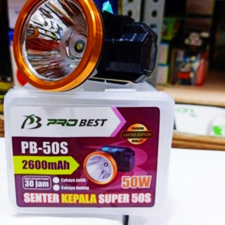 () Senter Kepala 100 watt Led waterproof Headlamp antiair - Senter kepala