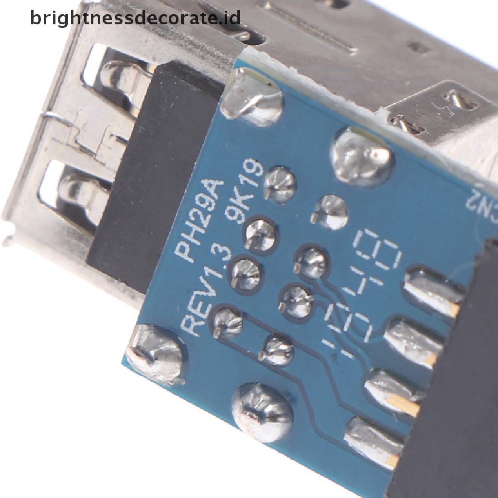 Adaptor Header Internal 9 Pin Motherboard Ke 2 Port Usb 2.0 A Female