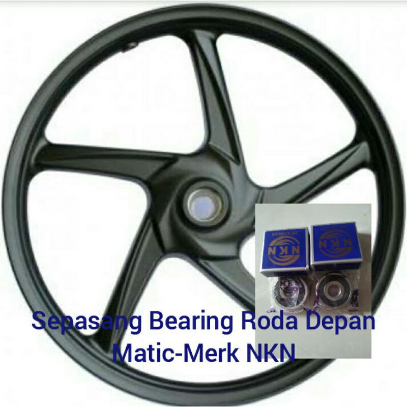 Sepasang bearing roda beat depan NKN