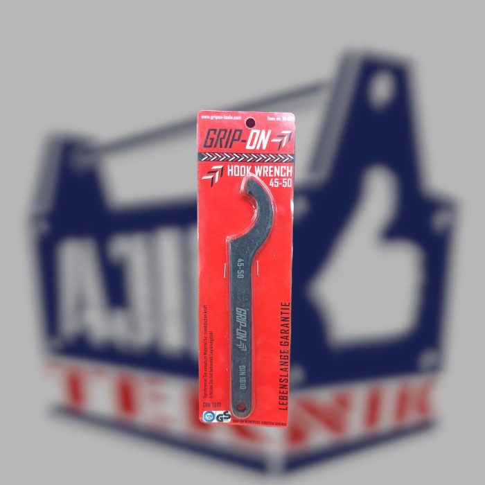 Grip on 18-810 Hook wrench 45-50 mm kunci kait stel komstir sokbreaker