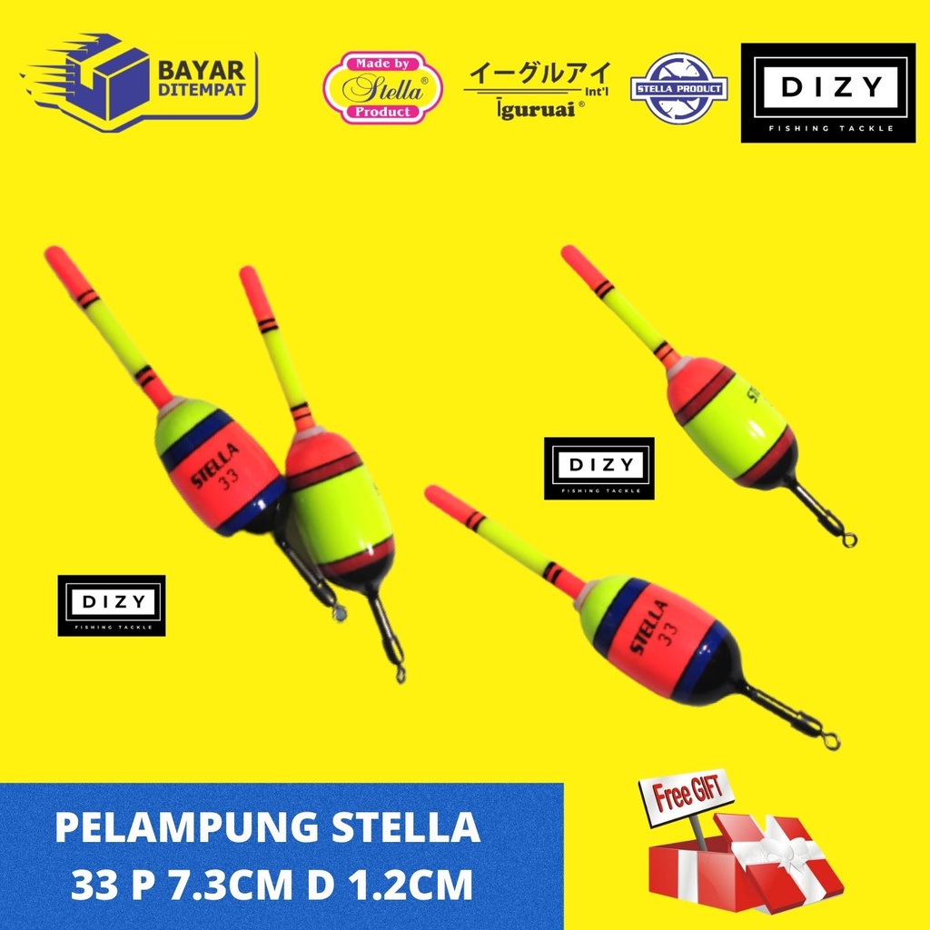 Mancing Pelampung Pancing Stella 33 kambangan Kumbul Siang Malam Bisa Menggunakan Fosfor Starlet Sen