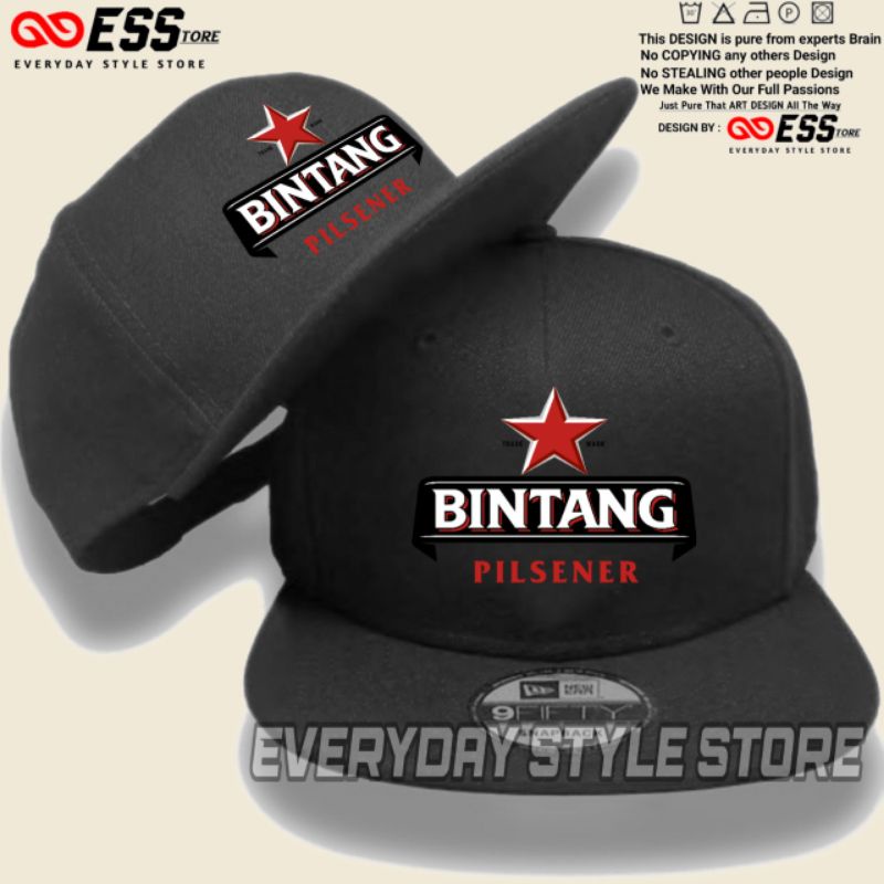 Topi Bir Bintang Pilsener Snapback