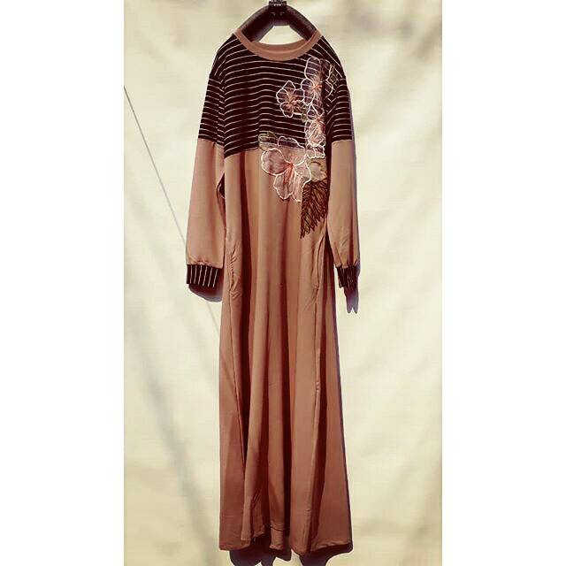 Gamis bahan kaos