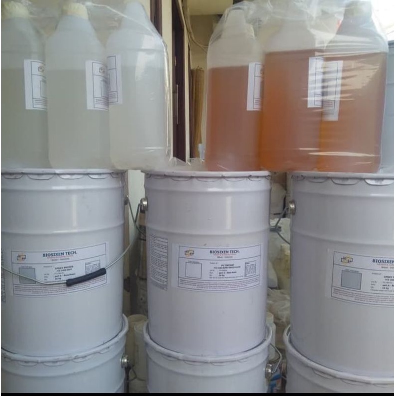 cat epoxy lantai-epoxy self leveling-untuk pengecatan lantai  high gloss rasio 3:1