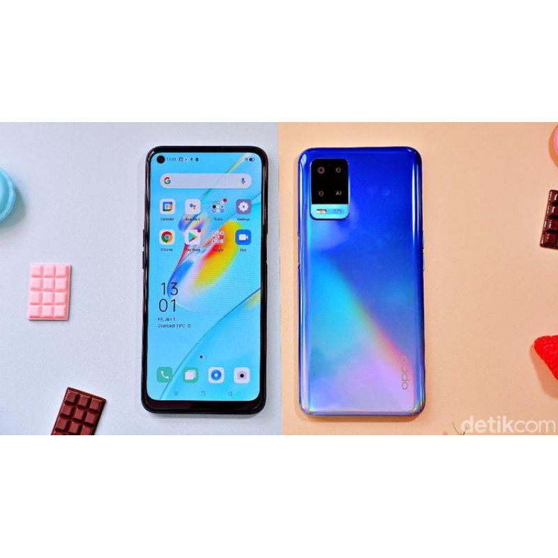 OPPO A54 RAM 4/128GB GARANSI RESMI OPPO-Biru