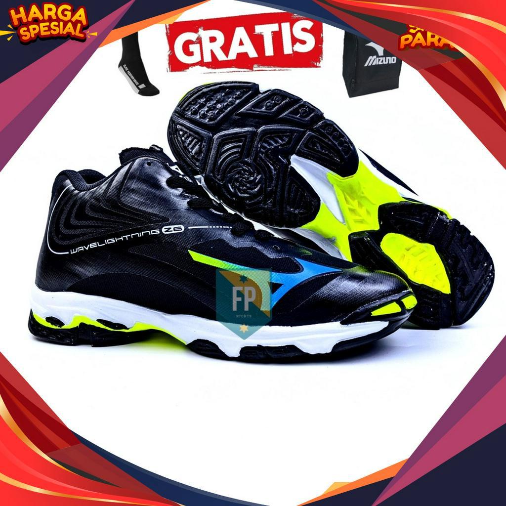 ORIGINAL Sepatu voli Mizuno WLZ 6 wave lightning Z6 wlz 6 tinggi sepatu Mizuno vollyball sepatu lari